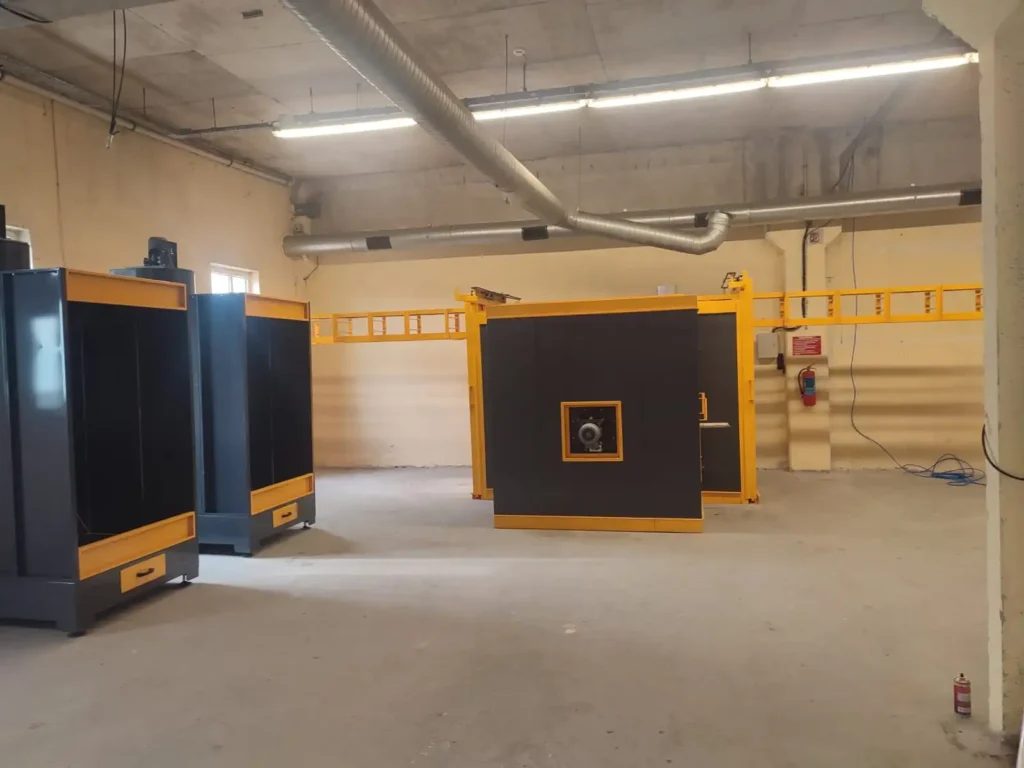 Location and Installation of the Gas Powder Coating Oven