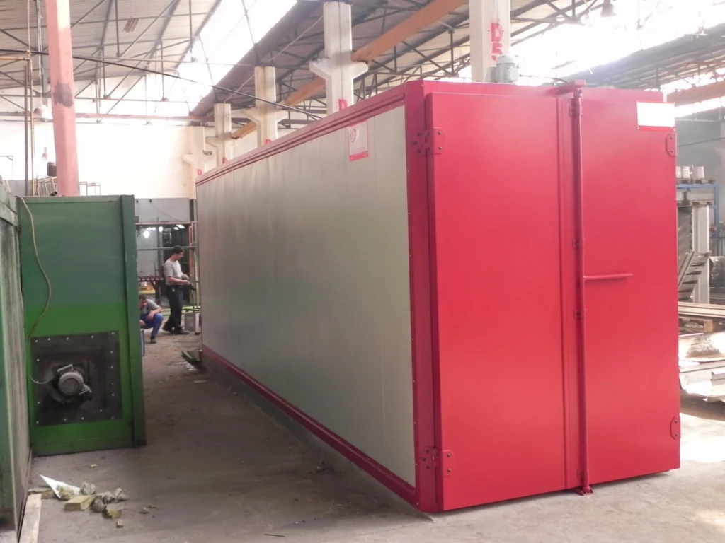 Gas Powder Coating Oven for a Manual Powder Coating Line