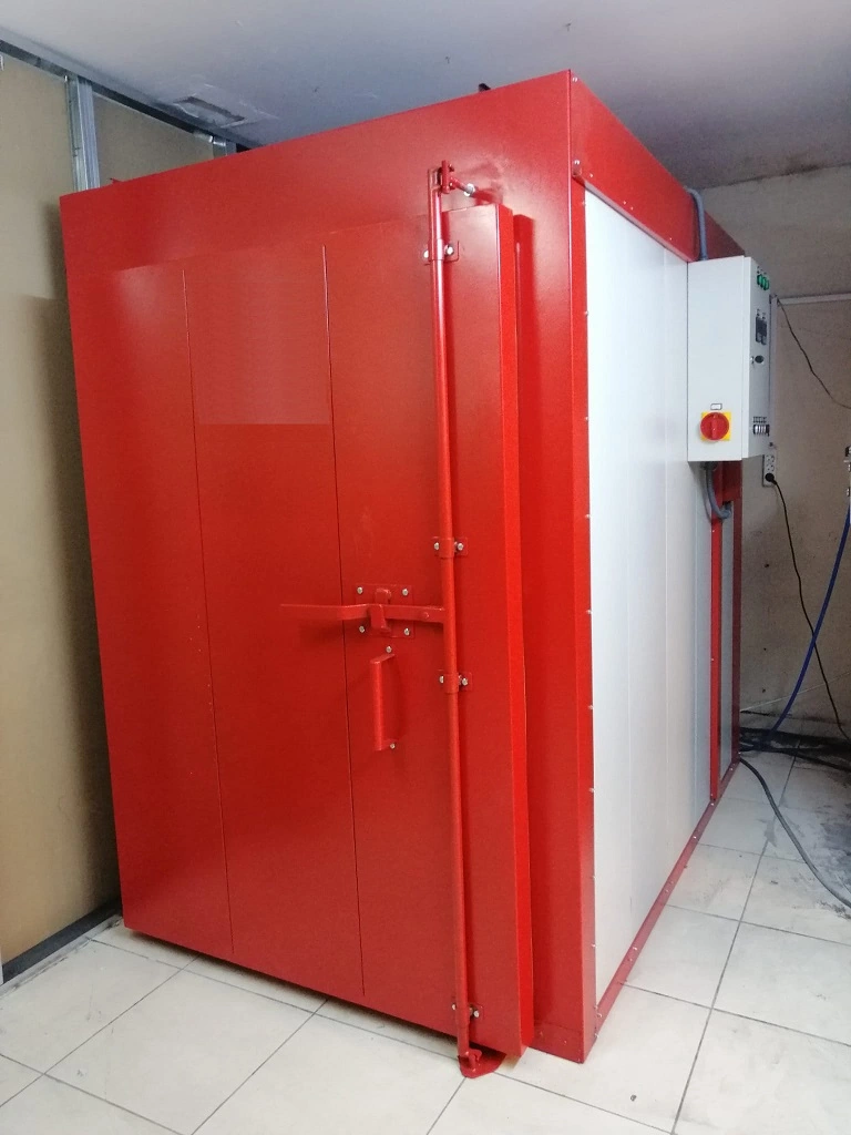 Gas type powder coating batch oven