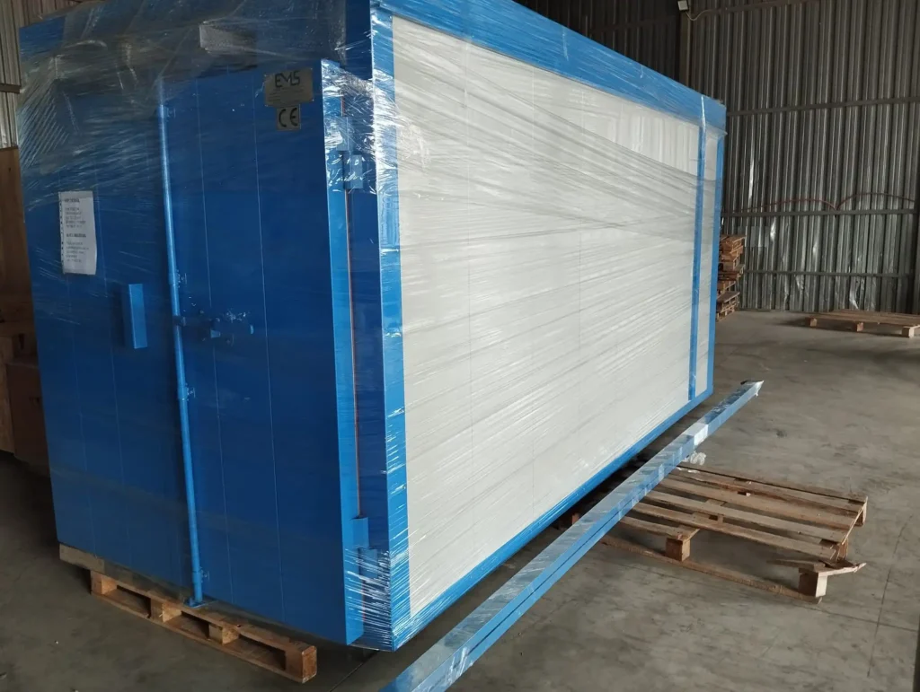 Transport of the powder coating equipment of our customers